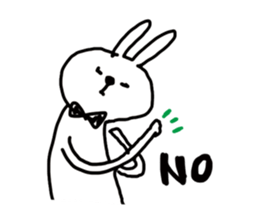 Bears love rabbit sticker #10866795