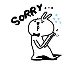 Bears love rabbit sticker #10866797