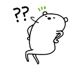 Bears love rabbit sticker #10866799