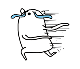 Bears love rabbit sticker #10866800