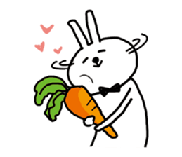 Bears love rabbit sticker #10866801