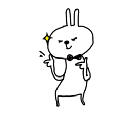 Bears love rabbit sticker #10866807