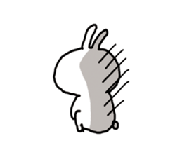 Bears love rabbit sticker #10866808