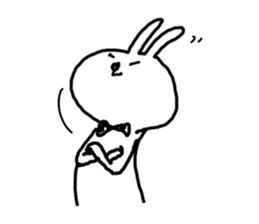 Bears love rabbit sticker #10866813