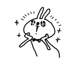 Bears love rabbit sticker #10866820