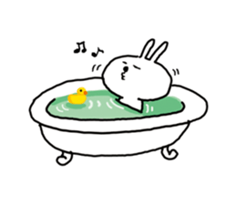 Bears love rabbit sticker #10866831