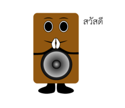 Speaker sticker #10867192