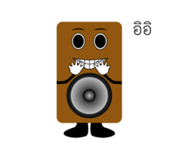 Speaker sticker #10867193