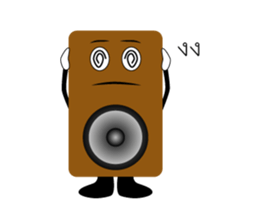Speaker sticker #10867196