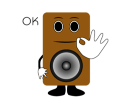 Speaker sticker #10867204