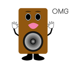 Speaker sticker #10867206