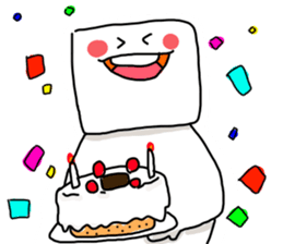 Tofu-kun Sticker2 sticker #10867239