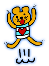 tendril bear sticker #10867362