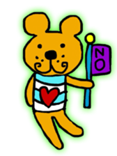 tendril bear sticker #10867364