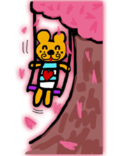 tendril bear sticker #10867368