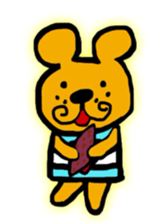 tendril bear sticker #10867370