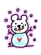 tendril bear sticker #10867371
