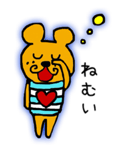 tendril bear sticker #10867372