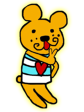 tendril bear sticker #10867380