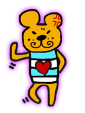 tendril bear sticker #10867381