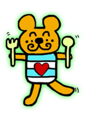 tendril bear sticker #10867384
