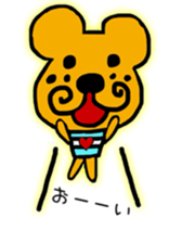 tendril bear sticker #10867385