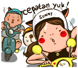 Sunny & The Gang (Hello Indonesia!) sticker #10867586