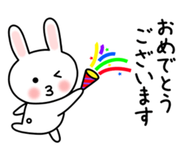 Convenient Sticker of Rabbit 3 sticker #10867919