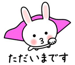 Convenient Sticker of Rabbit 3 sticker #10867922