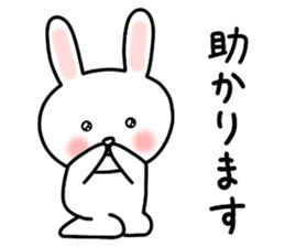 Convenient Sticker of Rabbit 3 sticker #10867929
