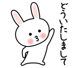 Convenient Sticker of Rabbit 3 sticker #10867947