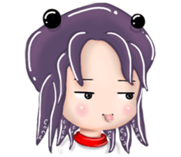 J-pus chibi facial expressions sticker #10869120