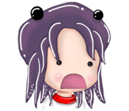 J-pus chibi facial expressions sticker #10869137