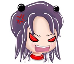 J-pus chibi facial expressions sticker #10869143