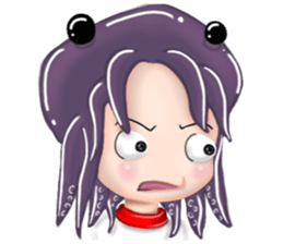 J-pus chibi facial expressions sticker #10869147