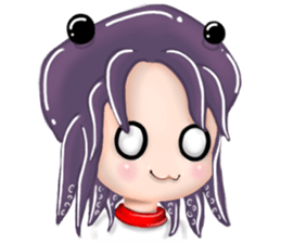 J-pus chibi facial expressions sticker #10869149