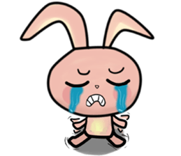 Crazy the rabbit sticker #10870154