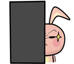 Crazy the rabbit sticker #10870155