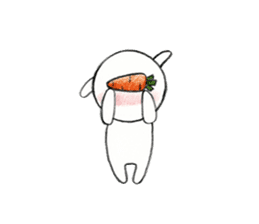Love carrots. sticker #10870289