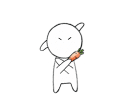 Love carrots. sticker #10870293