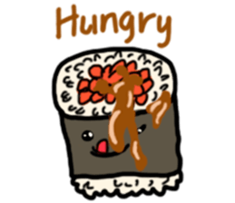Cute Sushi sticker #10870372