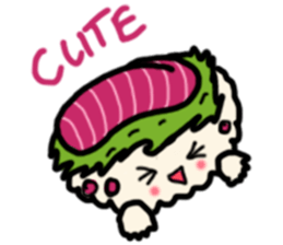 Cute Sushi sticker #10870376