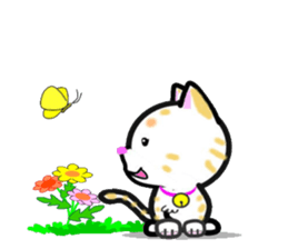 tama of cat sticker #10870620