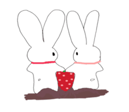 strawberry.rabbit sticker #10870760