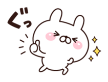 Rabbit a good mood sticker #10871257