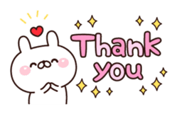 Rabbit a good mood sticker #10871267