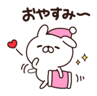 Rabbit a good mood sticker #10871290
