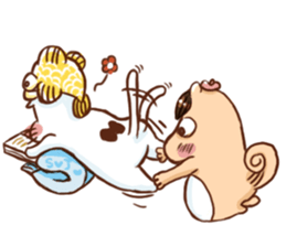 a bi a pu lovely life more sticker #10872229