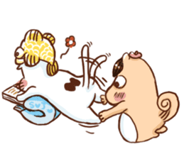 a bi a pu lovely life more sticker #10872229