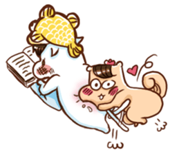 a bi a pu lovely life more sticker #10872230